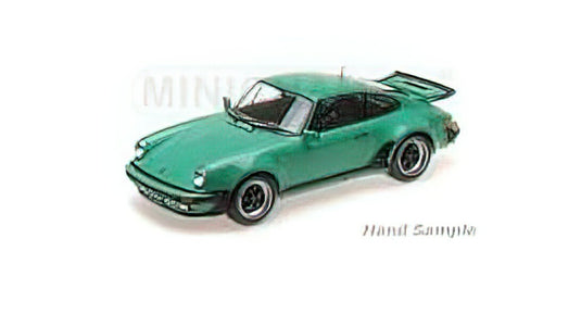 【予約】8月以降発売予定1977 Porsche 911 Turbo, green  /Minichampsミニチャンプス 1/12 ミニカー