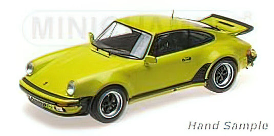 【予約】8月以降発売予定1977 Porsche 911 Turbo, light green  /Minichampsミニチャンプス 1/12 ミニカー