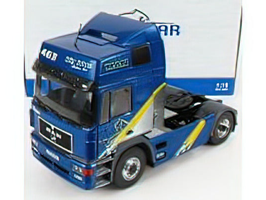 MAN - F2000 TRACTOR TRUCK 2-ASSI BIG BLUE EDITION 1996 - BLUE YELLOW GREY /MCG 1/18 ミニカー