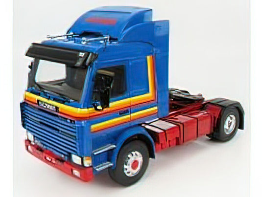SCANIA - 143M 470 TOPLINE TRACTOR TRUCK 2-ASSI 1987 - BLUE /MCG 1/18 ミニカー