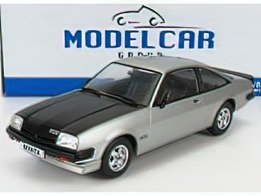 OPEL - MANTA B GT/E 1980 - SILVER BLACK /MCG 1/18 ミニカー
