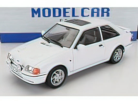 FORD ENGLAND - ESCORT MK IV RS TURBO S2 1990 - WHITE /MCG 1/18 ミニカー