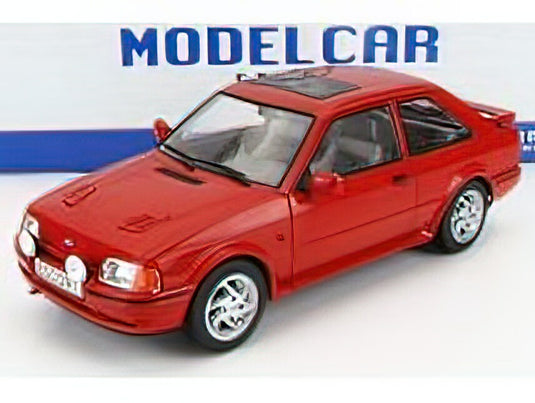 FORD ENGLAND - ESCORT MK IV RS TURBO S2 1990 - RED /MCG 1/18 ミニカー