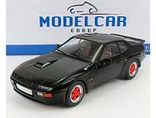 Porsche 924 Carrera GT 1981 ブラック レッドホイールリム/ MCG 1/18 ミニカー