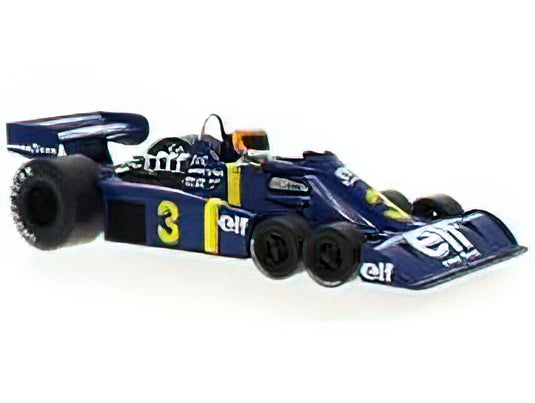 【予約】5月以降発売予定TYRRELL - F1 P34 ELF 6 WHEELER N 3 POLE POSITION AND WINNER SWEDEN GP 1976 J.SCHECKTER - BLUE YELLOW /MCG 1/18 ミニカー