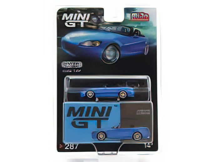 HONDA - S2000 CR SPIDER LHD 1998 - BLUE MET /MINI GT 1/64ミニカー