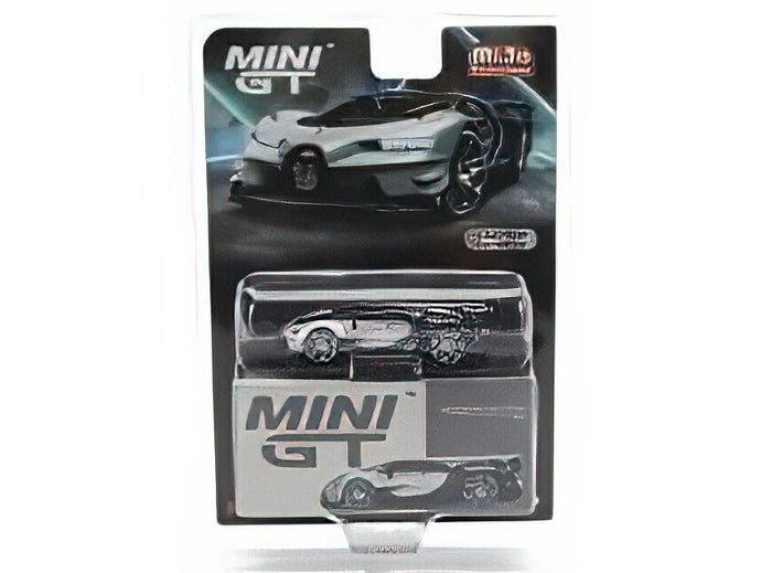 BUGATTI  VISION GRAN TURISMO N 16 CONCEPT 2018 - SILVER BLACK /MINI GT 1/64ミニカー