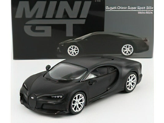 BUGATTI  CHIRON SUPER SPORT 2018 - MATT BLACK /MINI GT 1/64ミニカー