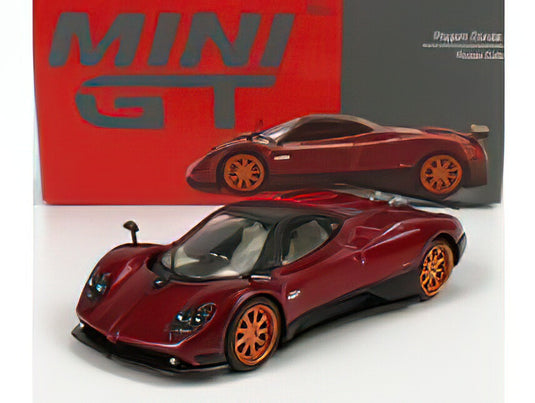 PAGANI - ZONDA F 2005 - RED MET BLACK /MINI GT 1/64ミニカー