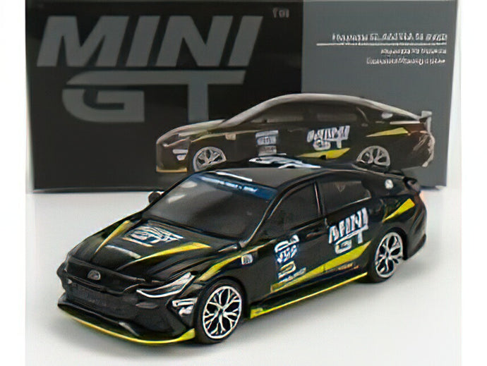 HYUNDAI - ELANTRA N 499 CAROUND RACIN LIVERY 2021 - BLACK /MINI GT 1/64ミニカー