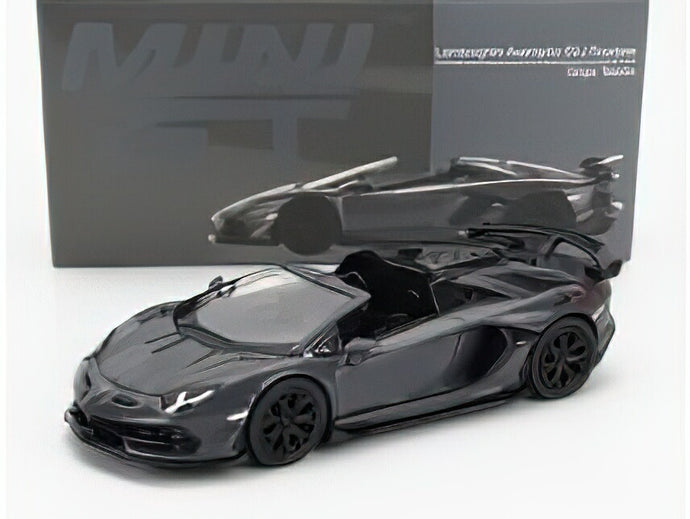 LAMBORGHINI  AVENTADOR SVJ ROADSTER RHD 2018 - GREY /MINI GT 1/64ミニカー