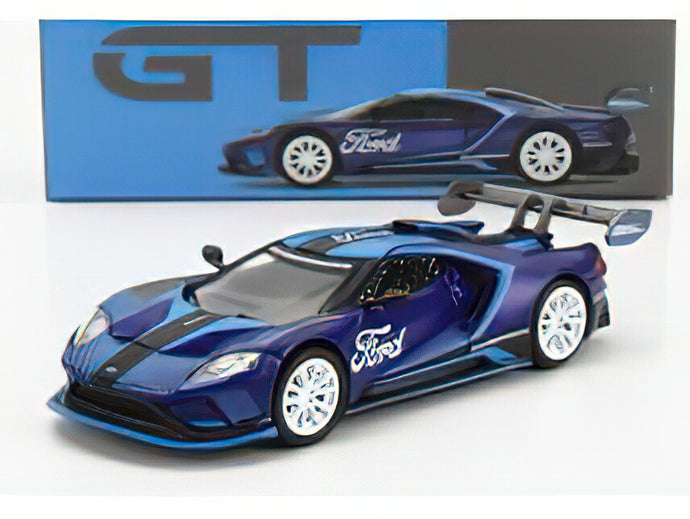 FORD USA  GT MKII FORD PERFORMANCE LHD 2022 - 2 TONE BLUE /MINI GT 1/64ミニカー