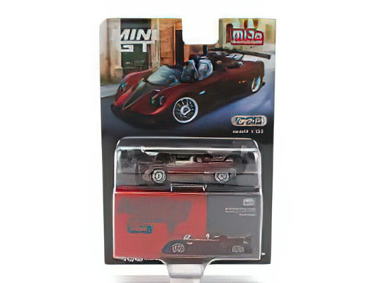 PAGANI - ZONDA HP BARCHETTA LHD 2018 - RED BLACK /MINI GT 1/64ミニカー