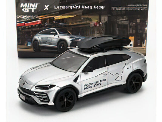 LAMBORGHINI  URUS UNLOCK ANY ROAD HONG KONG 2020 - SILVER /MINI GT 1/64ミニカー