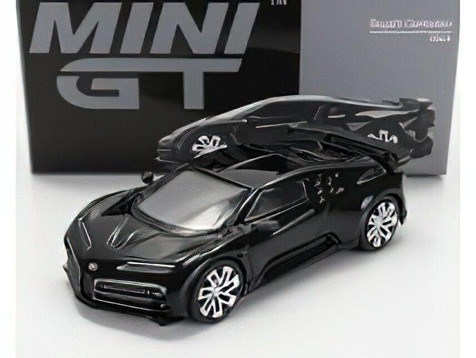 BUGATTI  CENTODIECI LHD 2019 - BLACK /MINI GT 1/64ミニカー