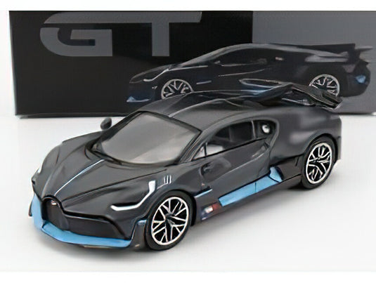 BUGATTI  DIVO THE QUAIL CONFIGURATION 2018 - DARK GREY BLUE /MINI GT 1/64ミニカー