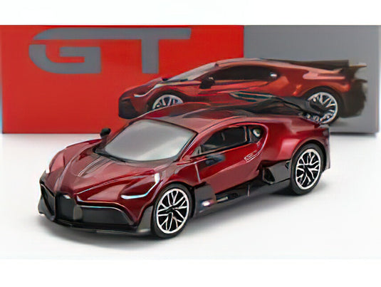 BUGATTI  DIVO THE QUAIL CONFIGURATION LHD 2018 - RED MET /MINI GT 1/64ミニカー