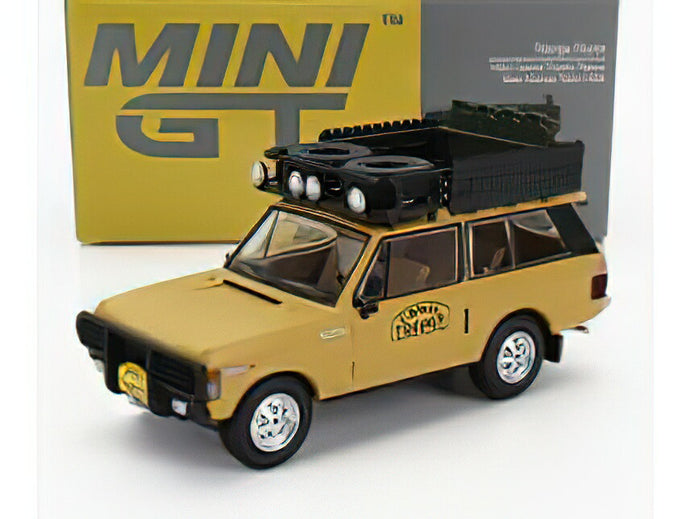 LAND ROVER RANGE ROVER N 0 RALLY CAMEL TROPHY PAPUA NEW GUINEA 1982 /MINI GT 1/64ミニカー
