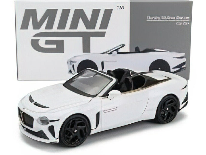 BENTLEY  MULLINER BACALAR CABRIOLET LHD 2021 - WHITE /MINI GT 1/64ミニカー