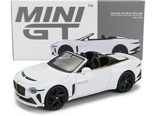BENTLEY  MULLINER BACALAR CABRIOLET LHD 2021 - WHITE /MINI GT 1/64ミニカー