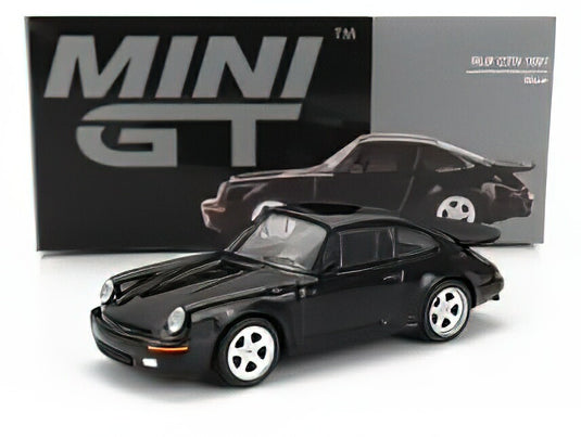 PORSCHE  911 964 RUF CTR COUPE LHD 1987 - BLACK /MINI GT 1/64ミニカー