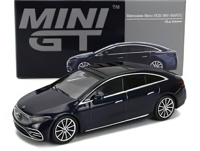 MERCEDES BENZベンツ EQS 580 4MATIC LHD 2022 - BLUE MET /MINI GT 1/64ミニカー