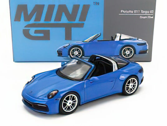 PORSCHE  911 992 TARGA 4S SPIDER CABRIOLET OPEN LHD 2020 /MINI GT 1/64ミニカー