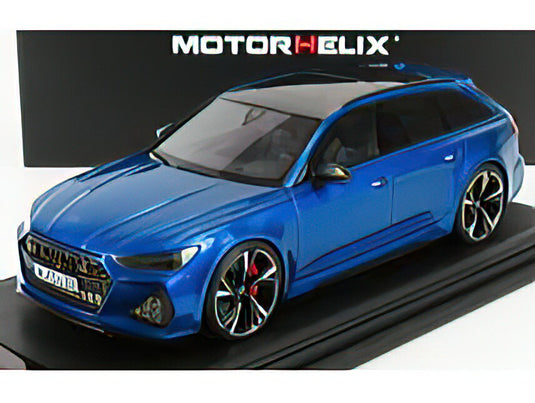 AUDI - A6 RS6 AVANT (C8) 2020 - SEPANG BLUE /MOTORHELIX 1/18 ミニカー