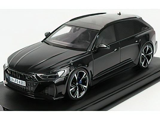 AUDI - A6 RS6 AVANT (C8) 2020 - GLOSS BLACK /MOTORHELIX 1/18 ミニカー