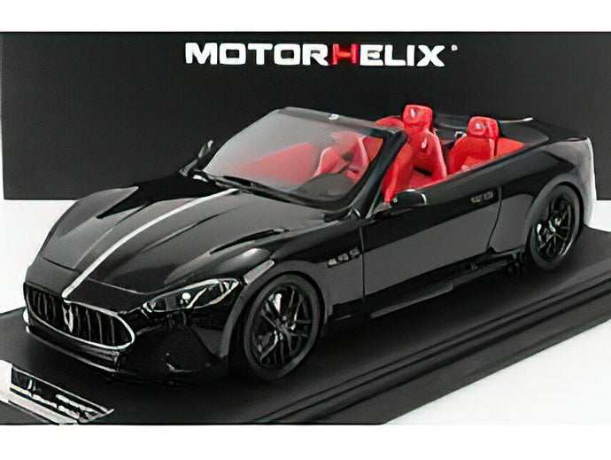 MASERATI - GC GRANCABRIO SPORT 2019 - GLOSS BLACK /MOTORHELIX 1/18 ミニカー