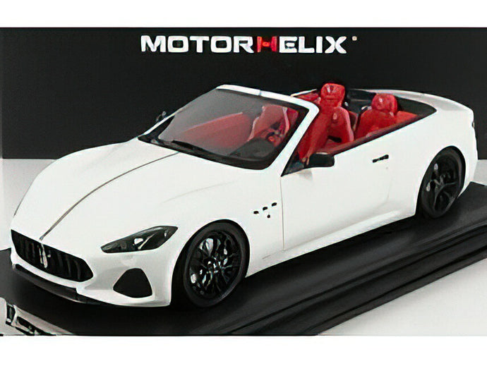 MASERATI - GC GRANCABRIO SPORT 2019 - WHITE /MOTORHELIX 1/18 ミニカー