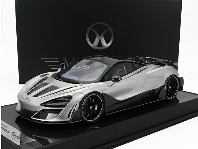 McLAREN  720S MANSORY 2019 - SILVER CARBON/MOTORHELIX 1/18ミニカー