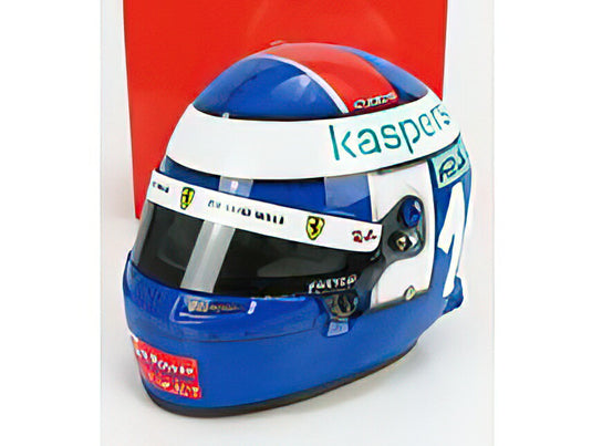 F1 CASCO HELMET SF90 TEAM SCUDERIA FERRARI MISSION WINNOW N 16 MONACO GP 2021 CHARLES LECLERC - BLUE WHITE/BELL HELMET 1/2 ヘルメットレプリカ ミニチュア