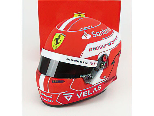 【予約】12月発売予定F1 CASCO HELMET SCUDERIA FERRARI SEASON 2022 CHARLES LECLERC - RED WHITE/BELL HELMET 1/2 ヘルメットレプリカ ミニチュア
