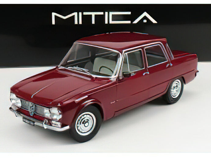 【予約】12月以降発売予定ALFA ROMEOアルファロメオ GIULIA 1.6 Ti 1962 - ROSSO AMARANTO - DARK RED /MITICA 1/18 ミニカー
