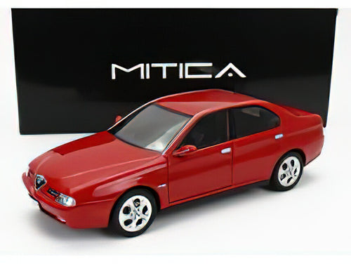 【予約】10月以降発売予定ALFA ROMEO  166 3.0 V6 1998 - BLACK INTERIOR - ROSSO ALFA RED/MITICA 1/18ミニカー