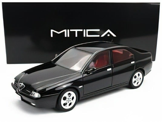 【予約】10月以降発売予定ALFA ROMEO  166 3.0 V6 1998 ? RED INTERIOR - BLACK/MITICA 1/18ミニカー