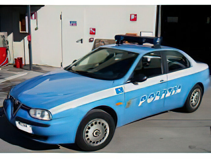 【予約】2024年発売予定ALFA ROMEOアルファロメオ 156 2.0 TWIN SPARK POLIZIA STRADALE 1997 - BLUE WHITE /MITICA 1/18 ミニカー