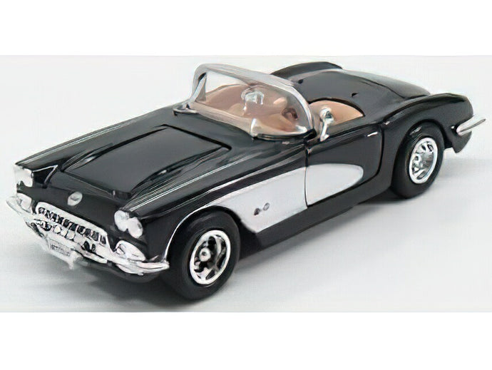 CHEVROLETコルベット CABRIOLET 1959 - BLACK WHITE/Motor Max 1/24ミニカー