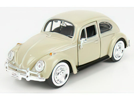 VOLKSWAGEN  BEETLE MAGGIOLINO 1966 - BEIGE/Motor Max 1/24ミニカー