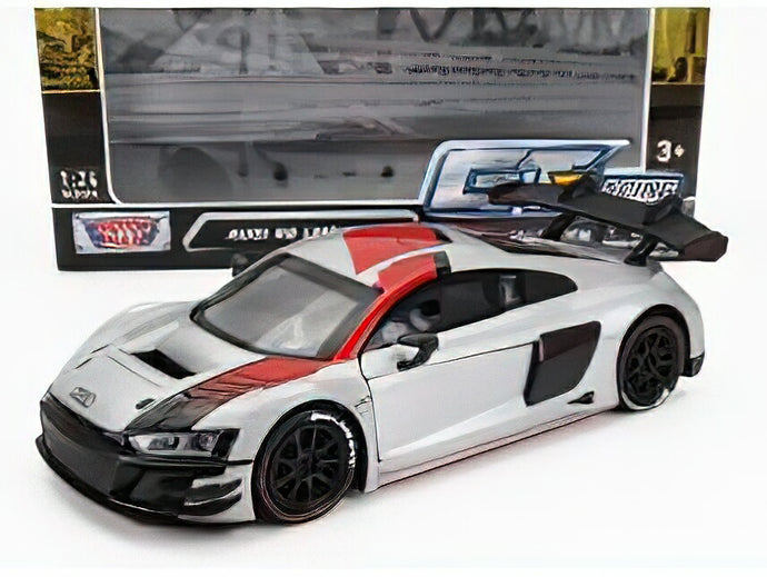 AUDI  R8 LMS GT3 2021 - SILVER RED BLACK/Motor Max 1/24ミニカー