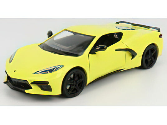 CHEVROLETコルベット C8 COUPE 2020 - YELLOW/Motor Max 1/24ミニカー
