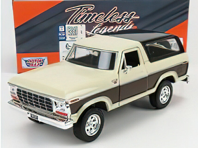 FORD USA  BRONCO HARD-TOP CLOSED 1978 - BEIGE BROWN/Motor Max 1/24ミニカー