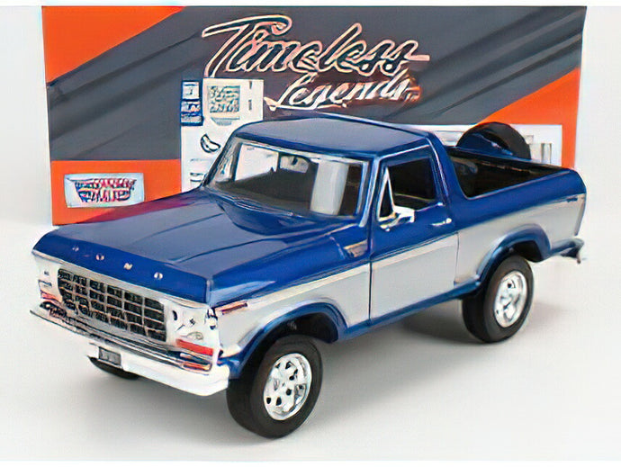 FORD USA  BRONCO HARD-TOP OPEN 1978 - BLUE WHITE/Motor Max 1/24ミニカー