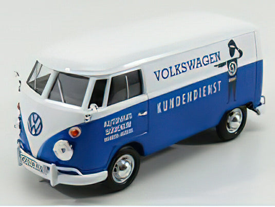 VOLKSWAGEN T1 TYPE 2 バン KUNDENDIENST VOLKSWAGEN 1962 ブルー ホワイト/ Motor Max 1/24 模型