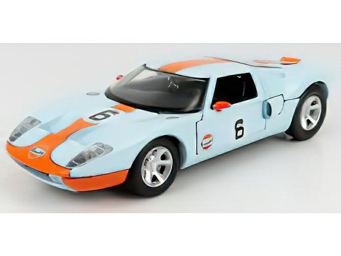 FORD USA  GT GULF N 6 1968 - LIGHT BLUE ORANGE/Motor Max 1/24ミニカー