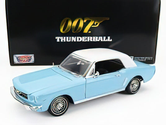 FORD USA  MUSTANG CONVERTIBLE SPIDER 1967 007 JAMES BOND THUNDERBALL/Motor Max 1/18ミニカー