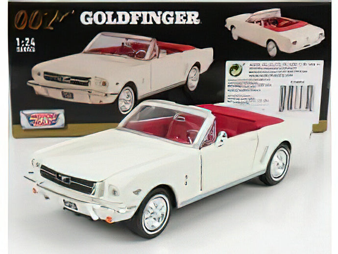 FORD USA  MUSTANG CABRIOLET OPEN 1964 JAMES BOND 007 GOLDFINGER/Motor Max 1/24ミニカー