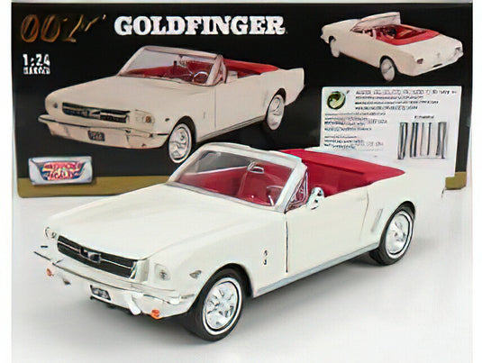 FORD USA  MUSTANG CABRIOLET OPEN 1964 JAMES BOND 007 GOLDFINGER/Motor Max 1/24ミニカー