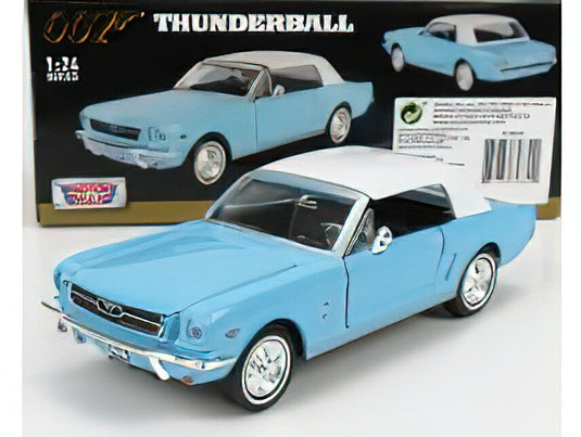 FORD USA  MUSTANG CONVERTIBLE SPIDER 1967 007 JAMES BOND THUNDERBALL/Motor Max 1/24ミニカー